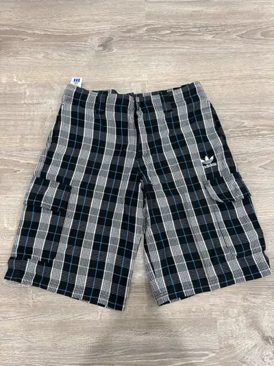 Adidas Plaid Cargo Shorts, View more