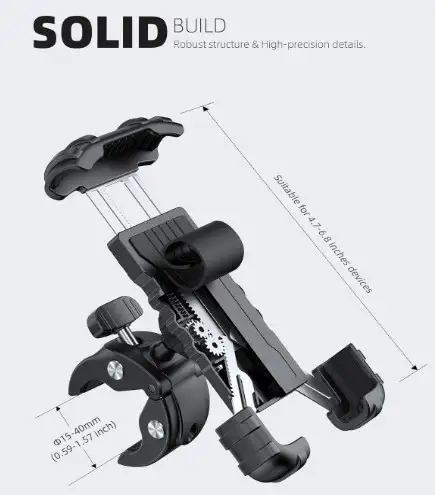 NEW-Phone mount for bicycle/motorcycle/ATV Scooter handlebar. in eBike in Mississauga / Peel Region - Image 6
