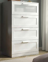  4 drawer chest, white