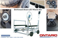 Bertrand Boat Lift Wheel Kit: Make Boating Easier!