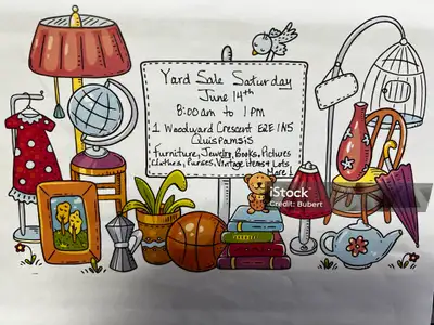 Yard Sale Saturday June 14th, View more