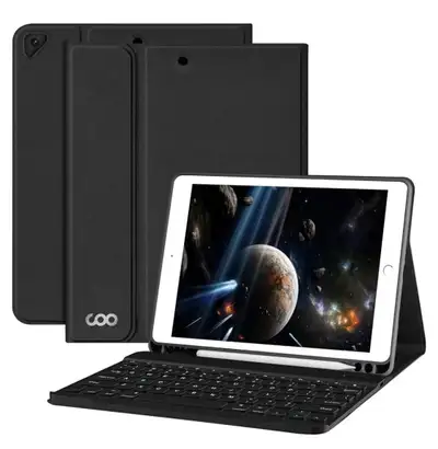 New pink coloured Comes with wireless keyboard Also has the pencil holder Étui clavier pour iPad 9e/...