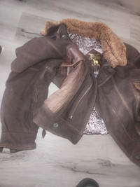 LEATHER SUEDE JACKET MAD IN SPAIN 