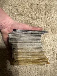 Stack of vintage 90’s pokemon cards