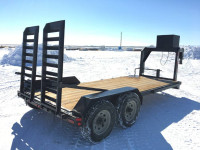 2014 Equipment Trailer - 16ft - Rear Ramps - 14K Lbs