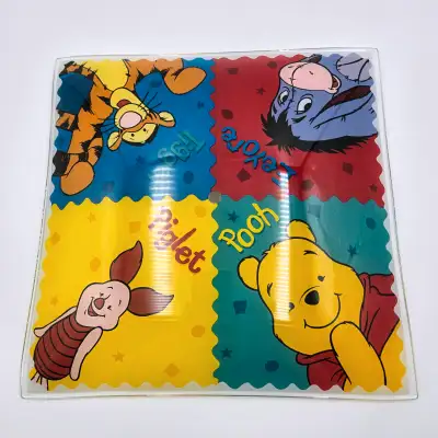 Winnie The Pooh & Friends Vintage Walt Disney Glass Ceiling Ligh, View more
