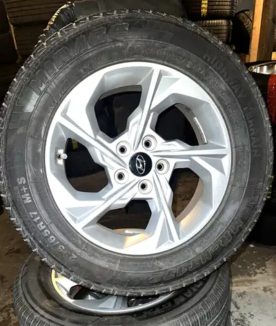 Used - Good 235/65R17 Mirage Highway Terrain tires Hyundu OEM 17" 5x114.3 rims CB67 $ 1100 CASH, pic...
