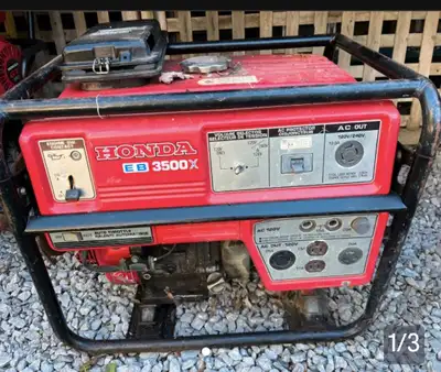Looking for a Honda 3500x generator for parts. If you have one, please contact me. Thanks?