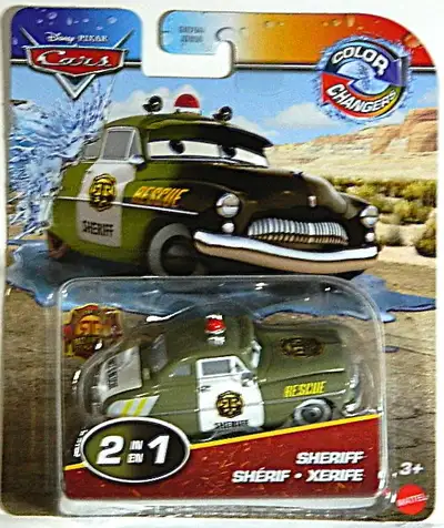 Disney Pixar Cars Race + Rescue Color Changers Sheriff, View more