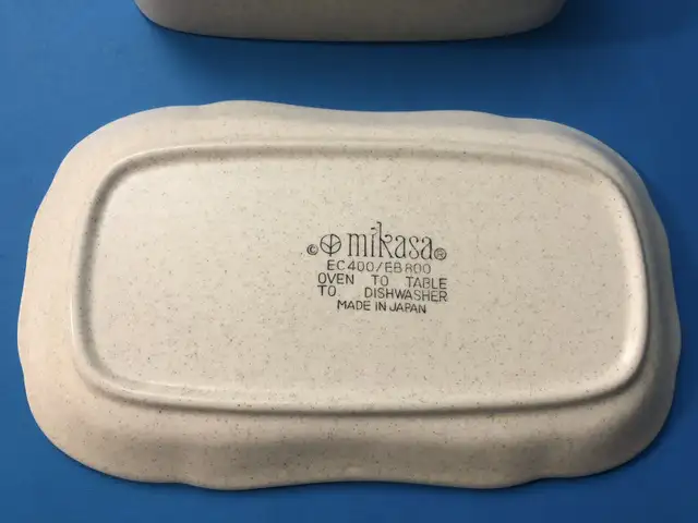 Vintage Mikasa Stoneware | Covered Butter Dish | EC400 EB800 63793682732801124