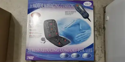 POSTURE PERFECT MASSAGING CUSHION WITH 6 MOTOR BRAND NEW IN BOX, View more