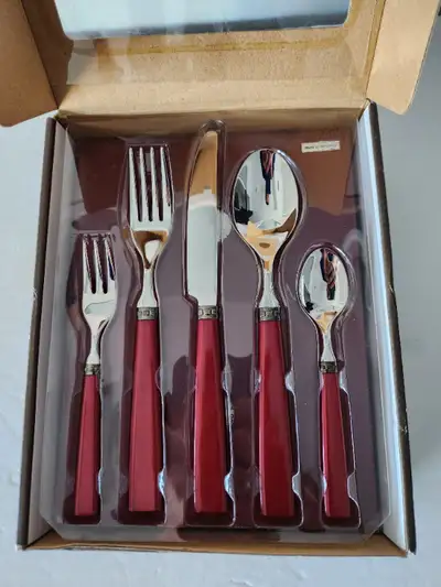 Germany Tchibo TCM Cutlery Set 30-Piece, Stainless Steel 18/10,, View more