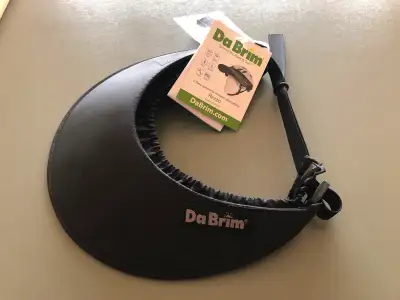 I have four unused DaBrim helmet visors with 4" bills suitable for cycle or equestrian helmets. See...