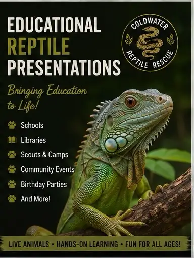 EDUCATIONAL REPTILE PRESENTATIONS, View more