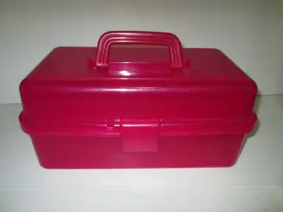 Lady's or Kid's Tool Box Red, View more