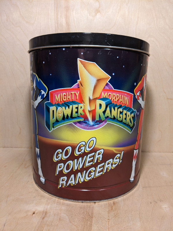 Large Vintage Power Rangers Tin in Arts & Collectibles in Lethbridge