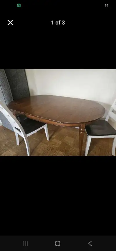 Oval Wooden Dining Table, View more