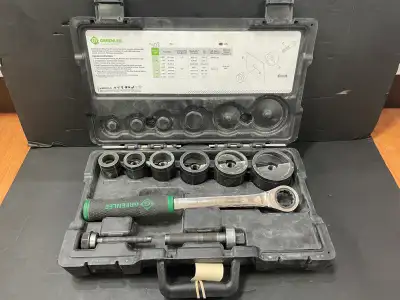 Greenlee 7238SB Knockout Kit w/ratchet 1/2”-2”, View more
