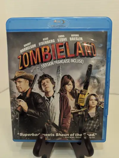 Zombieland Blu-Ray Woody Harrelson Jessie Eisenberg Emma Stone, View more