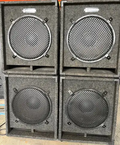 EV 15” EVX150 drivers in Armor TL Cabs -Subs or Bass 600 w. Each, View more