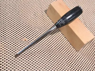 Vintage STANLEY No 40 indestructible woodworking chisel 1/4 inch, View more