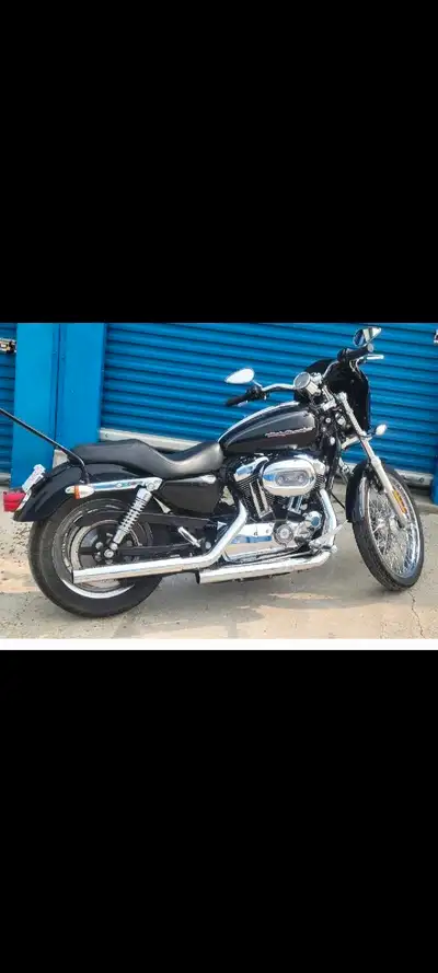07 sportster xl 1200c Vanns and Hines pips 5 speed belt driven Always kept inside in winter well mai...
