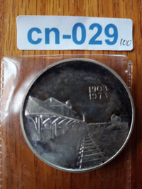 1903 1973 Cobalt Canada 1 oz .999 fine silver art round $100