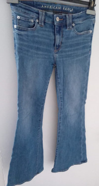 AMERICAN EAGLE NEXT LEVEL STRETCH JEANS (size 00) * NEW *