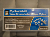 475 Piece Metric Nut and Bolt Kit