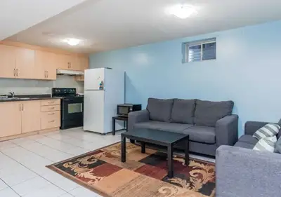 Fully renovated BRAND NEW LEGAL Basement with bright light windows and new paint. Work is still in p...