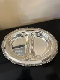 1950’s Silver Plated Double sided Dish