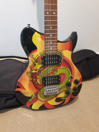Reduced!Vince Neil Ltd Ed Washburn Signature Model Guitar Motley