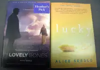 2 SOFTCOVER BOOKS BY ALICE SEBOLD (THE LONELY BONES)