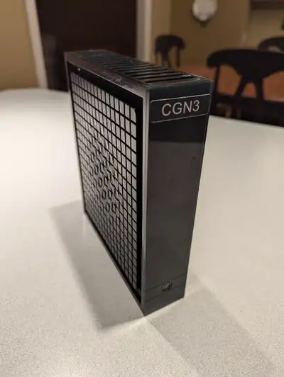 HITRON CGN3 Cable Modem and WiFi Router and DC Adapter. DOCSIS/EuroDOCSIS 3.0 24 downstream x 8 upst...