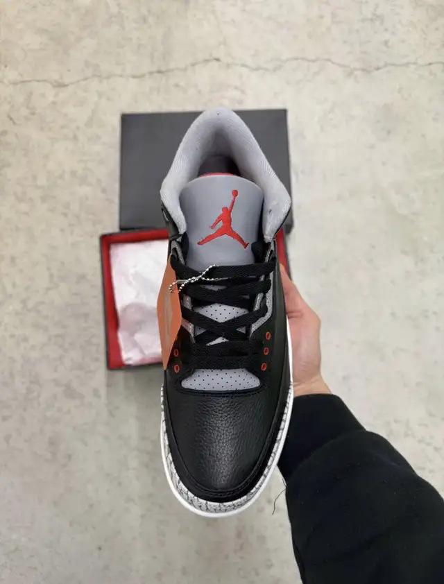 Jordan 3 Retro Black Cement  in Men's Shoes in City of Toronto - Image 4