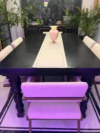 Solid Hardwood Dining Table