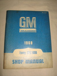 GM Envoy Epic 1600 1969 Shop Manual. 120 pages