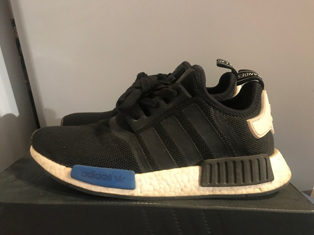 Adidas NMD blue and black tab 7y - 180 obo in Men's Shoes in City of Toronto - Image 3