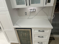Sale on maple wood cabinets with quartz countertop 