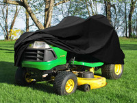 190T Riding Lawn Mower Storage Cover Fit Decks up to 54" - Black