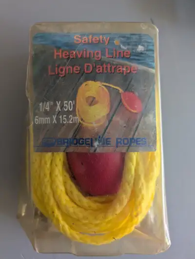 CURRENTLY ON HOLD safety line for water/boaters, View more