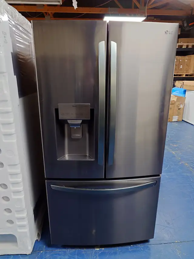 LG "36" Black Stainless Steel French Door Fridge on Sale‼️ in Refrigerators in Norfolk County - Image 2