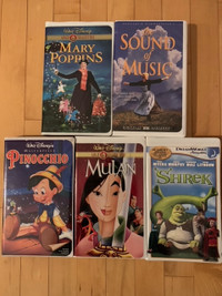 Family Movies on VHS