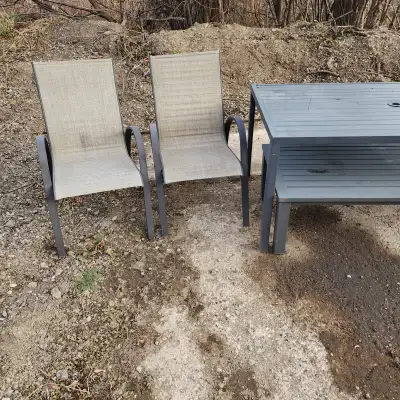 patio set chairs & tables stacking, View more