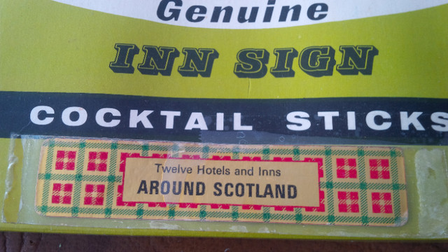 12 Hotels and Inns Around Scotland, Cocktail Sticks, NIB in Arts & Collectibles in Stratford - Image 3