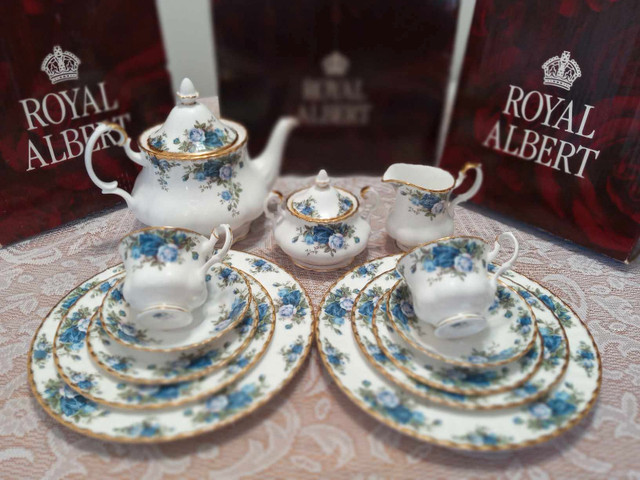 Royal Albert Moonlight Rose Tea set . Rare Bone China . in Arts & Collectibles in Dartmouth