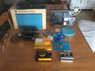 Projecteur 8 MM, 3 caméras, Cassettes vierges, View more