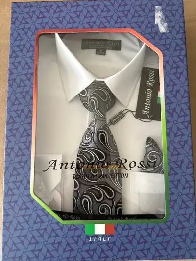 Antonio Rossi small dress shirt and tie , View more