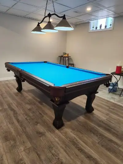 Premium Slate Pool Tables Starting from $2750 7ft & 8ft Sizes 30 Cloth Colors 1” Brazilian Slate Sol...