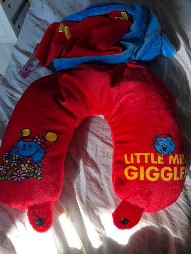 Little miss giggles reversible neck pillow plush  in Bedding in Calgary - Image 2